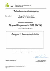 Teilnahmebescheinigung Ringuntersuchung